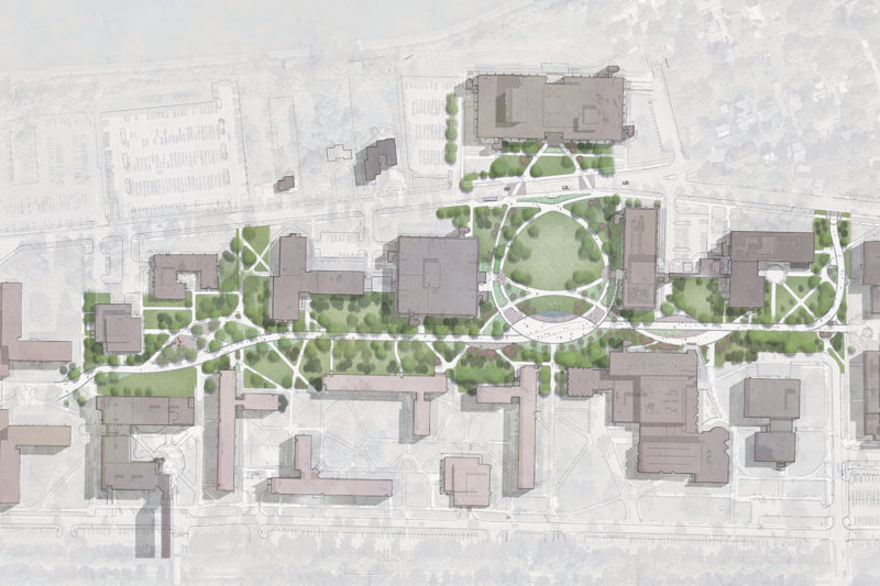 TWMLA Site Design Will Revitalize Campus Core at SUNY College at Brockport