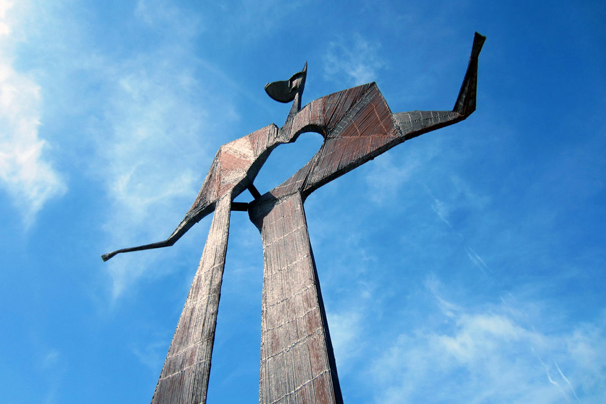 “Flat Man” Arrives at the Buffalo Outer Harbor