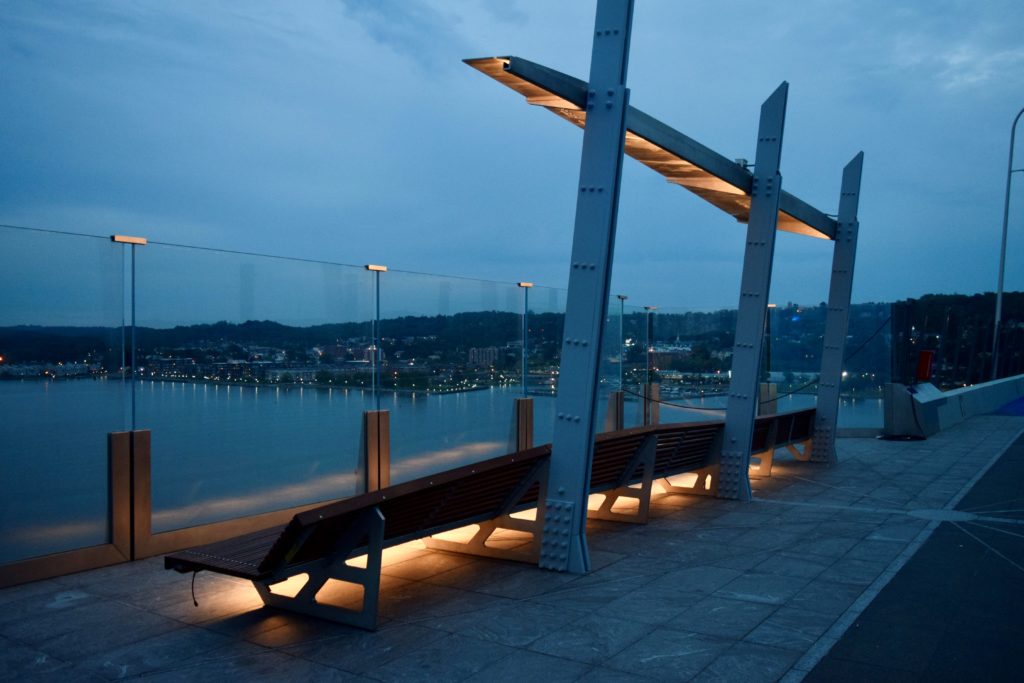 Overlook along SUP on Gov. Mario W. Cuomo Bridge